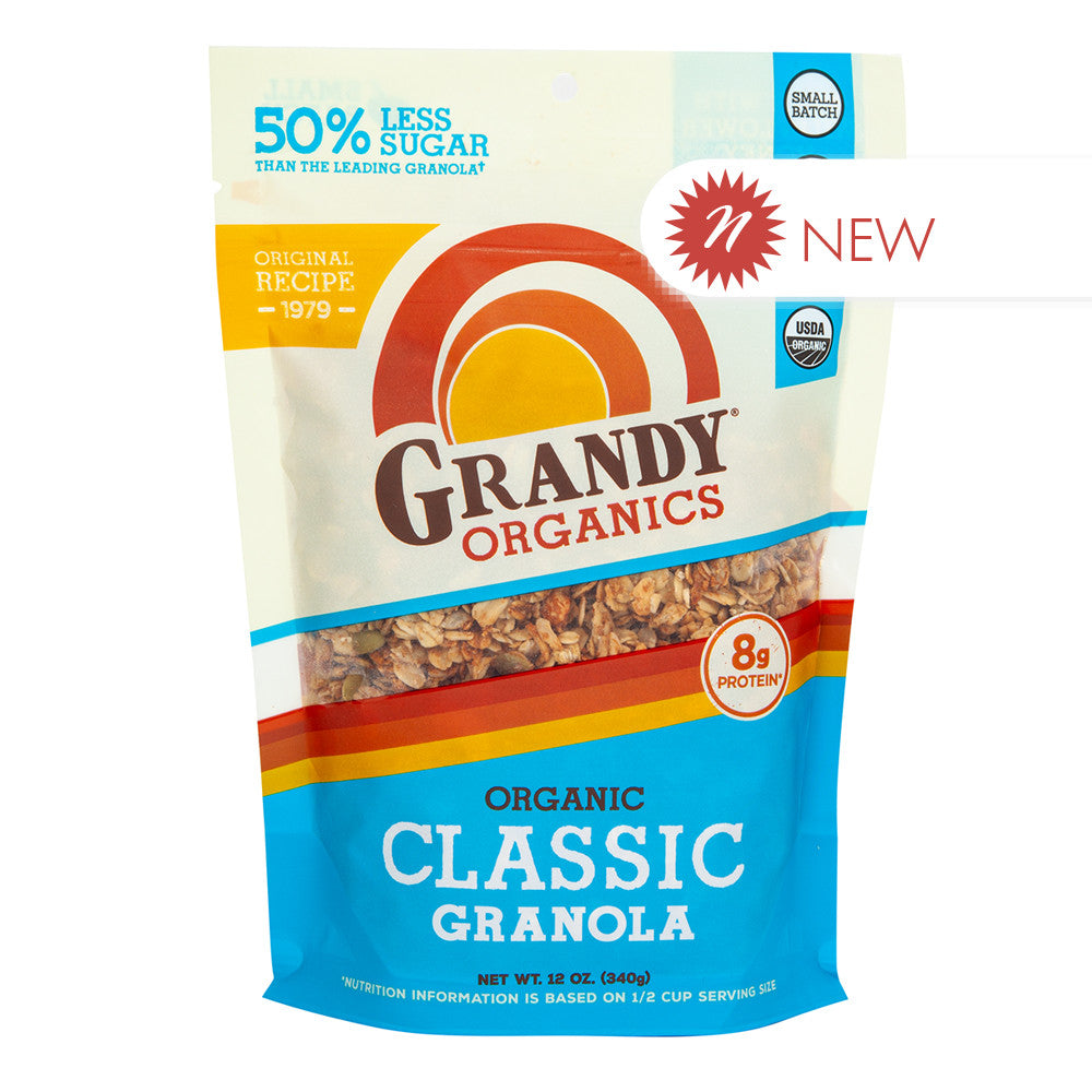 Grandy Organics Classic Organic Granola 12 Oz Pouch
