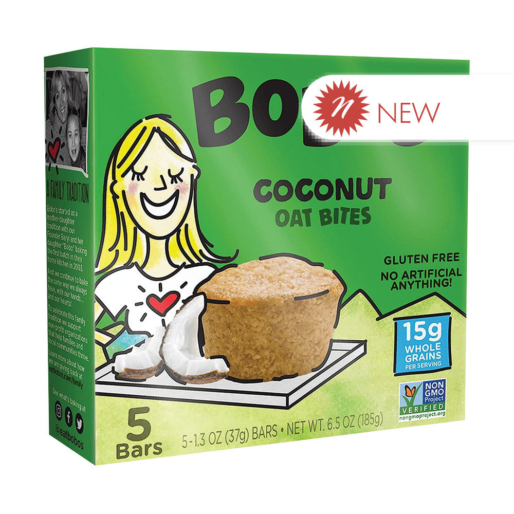 Wholesale Bobo'S Coconut Oat Bites 6.5 Oz Box Bulk