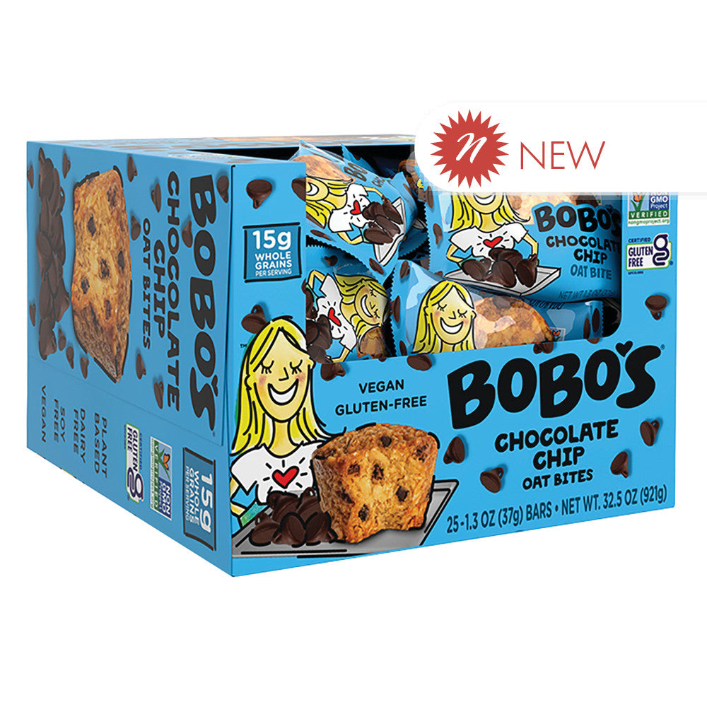 Wholesale Bobo'S Chocolate Chip Oat Bites 1.3 Oz Bulk