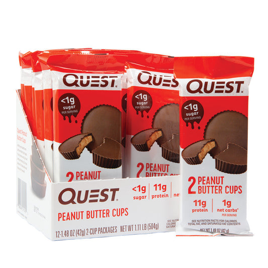 Wholesale Quest Peanut Butter Cups Twin Pack 1.48 Oz- Bulk