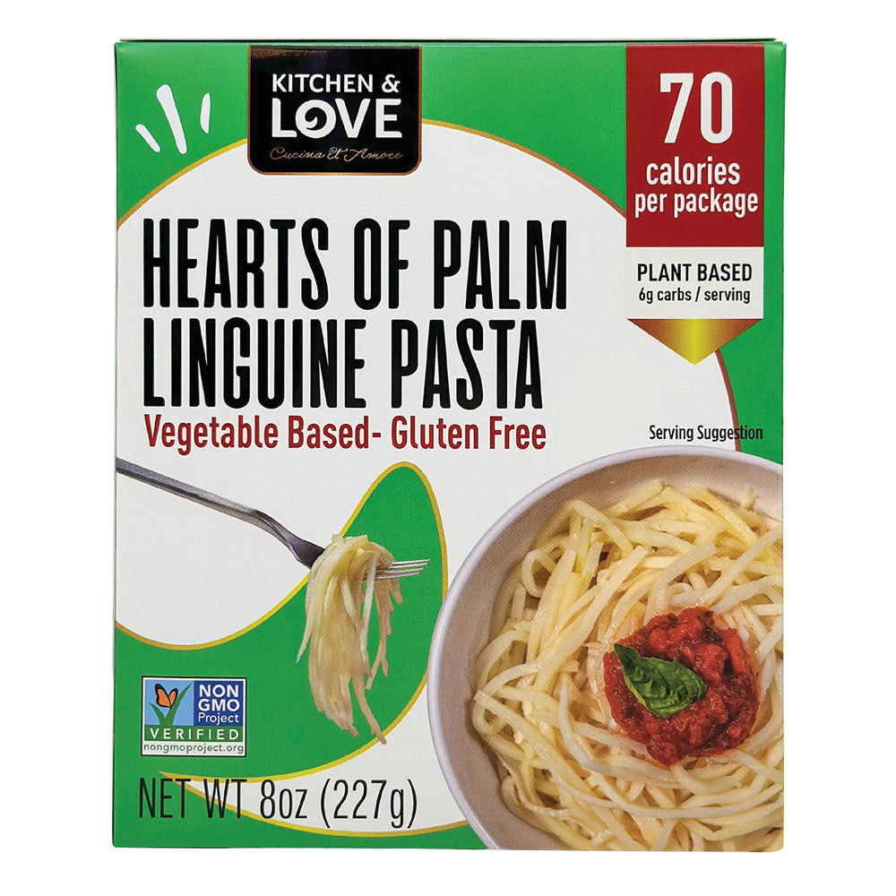 Wholesale Kitchen & Love Hearts Of Palm Linguine Pasta 8 Oz Bulk