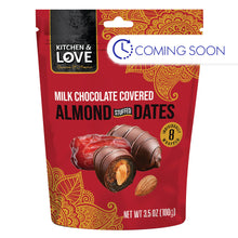Wholesale Kitchen & Love Milk Chocolate Almond Stuffed Dates 3.5 Oz Bag- Bulk