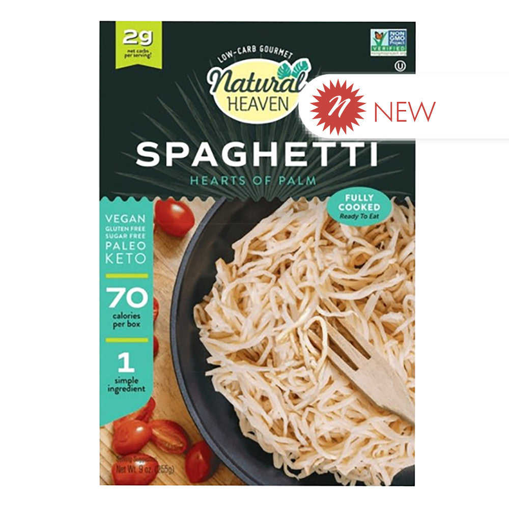 Natural Heaven - Hearts Plm Spaghetti Pasta - 9Oz