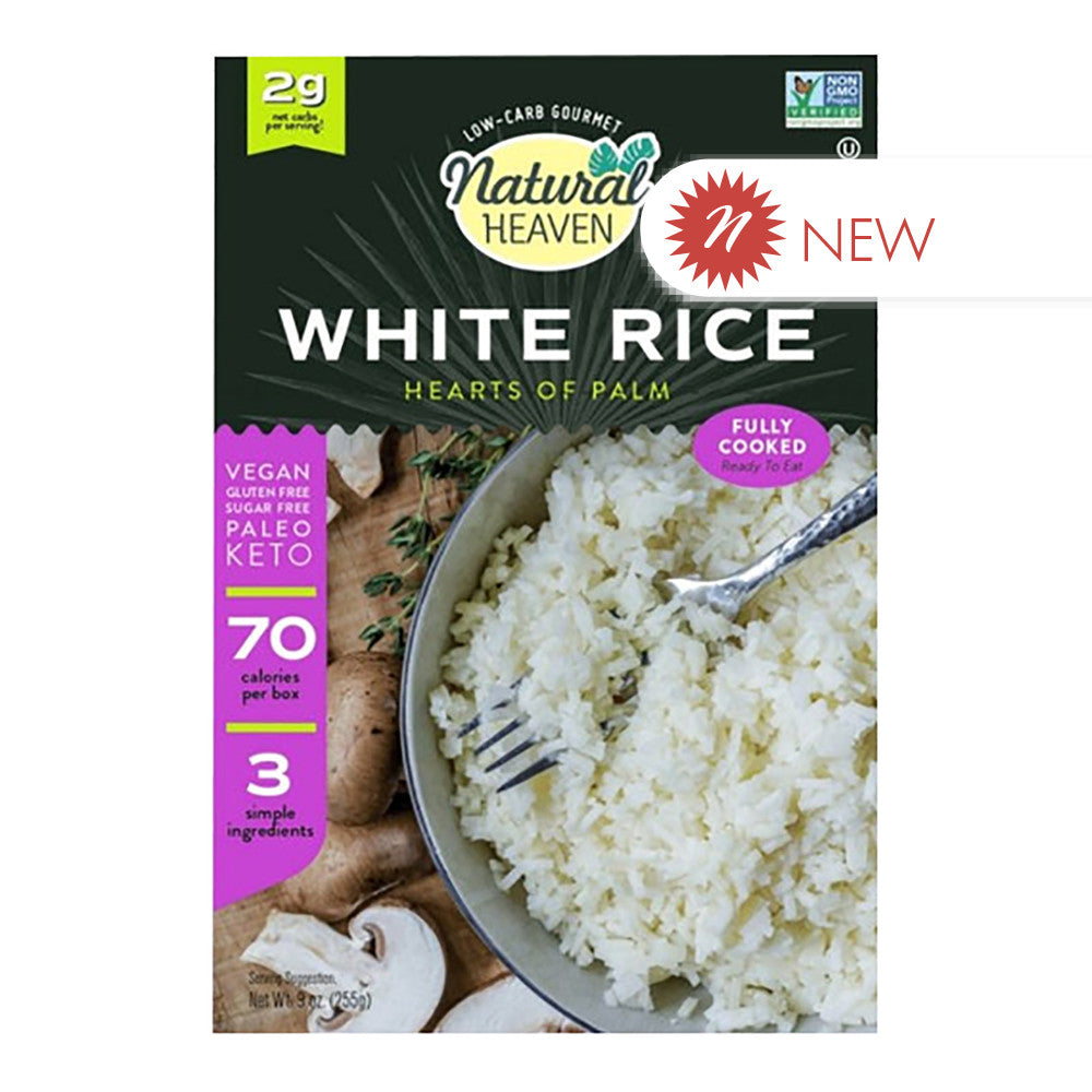 Natural Heaven - Hearts Plm White Rice - 9Oz