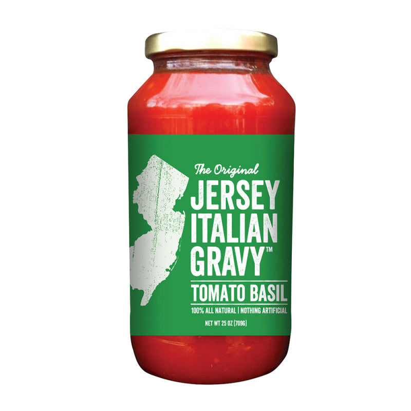 Wholesale Jersey Italian Gravy Tomato Basil 24 Oz Jar - 12ct Case Bulk