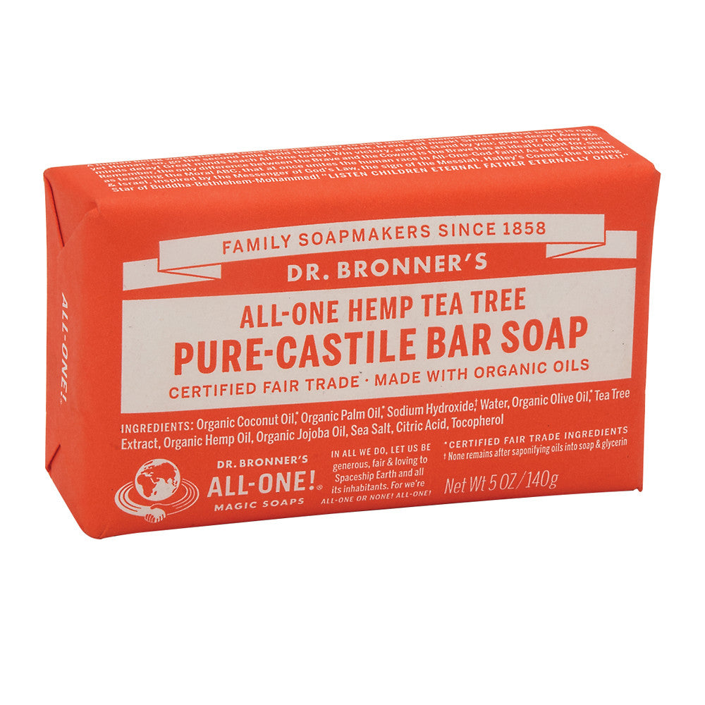 Dr. Bronner'S Tea Tree Magic Bar 5 Oz Soap