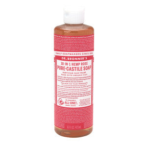 Wholesale Dr. Bronner's Rose Soap 16 Oz Bottle Bulk