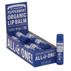 Wholesale Dr. Bronner's Organic Peppermint .15 Oz Lip Balm Bulk