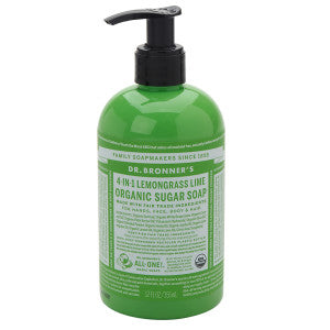 Wholesale Dr. Bronner's Lemongrass Lime Hand Soap 12 Oz Pump Bottle Bulk