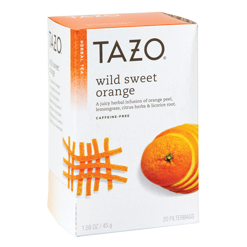 Wholesale Tazo Wild Sweet Orange Tea 20 Ct Box - 6ct Case Bulk