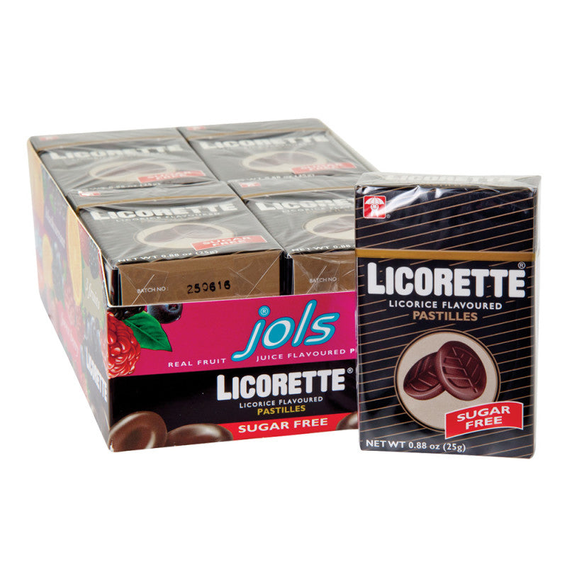 Wholesale Jols Sugar Free Licorette Pastille 0.88 Oz Box Bulk