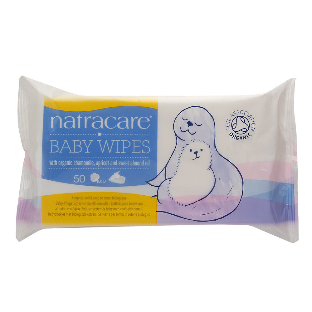 Wholesale Natracare Organic Cotton Baby Wipes- Bulk