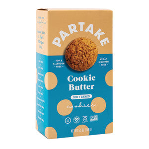 Wholesale Partake Cookie Butter Soft Baked Cookie 5.5 Oz Box 6ct Case Bulk