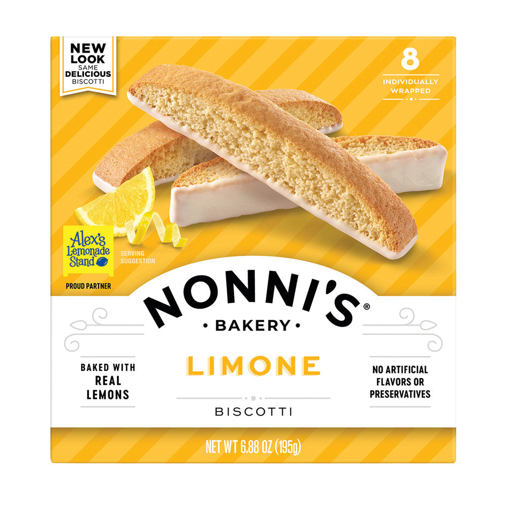 Wholesale Nonni'S - Biscotti Limone (8Ct) - 6.88Oz Bulk