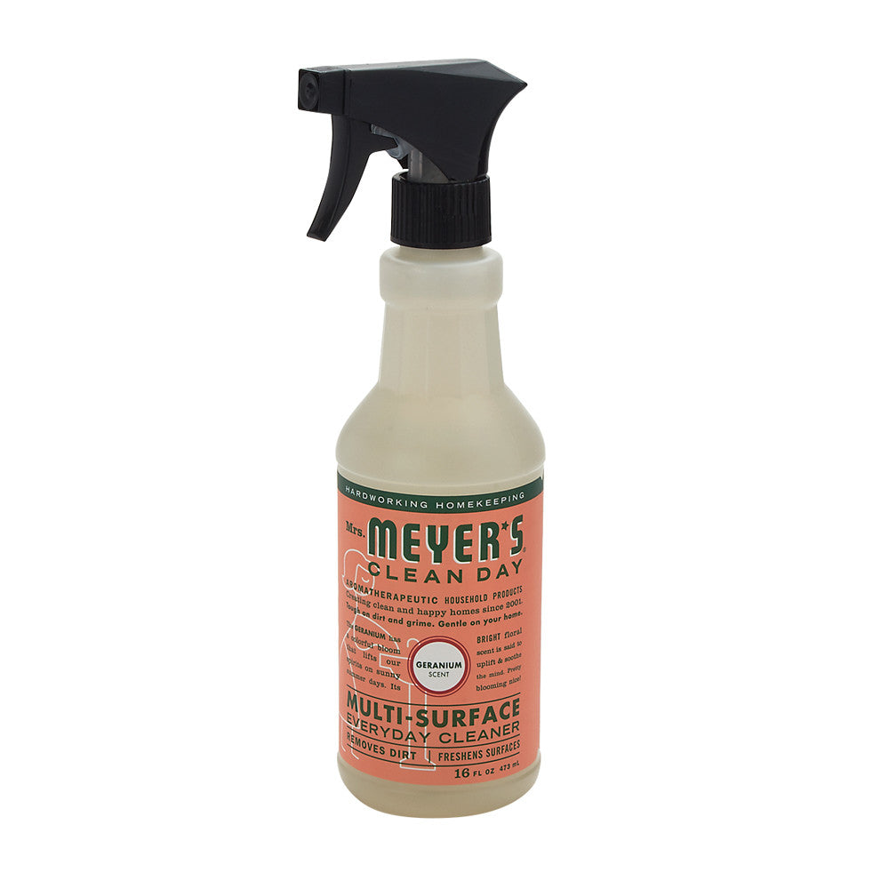 Wholesale Mrs. Meyer'S Multi-Surface Every Day Cleaner Geranium 16 Oz Spray- Bulk