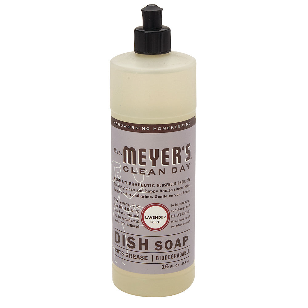Mrs. Meyer'S Lavender Liquid Dish  Soap 16 Oz Bottle