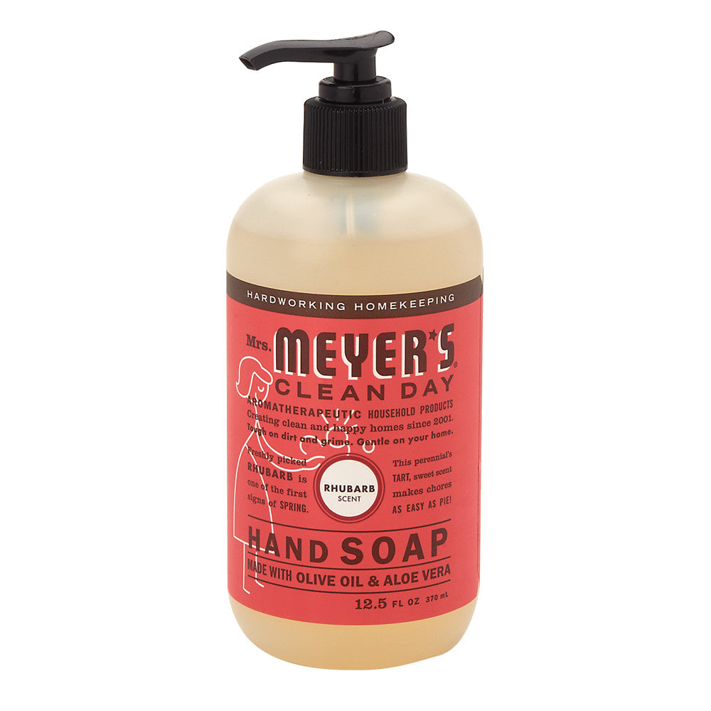 Mrs. Meyer'S Rhubarb Liquid Hand Soap 12.5 Oz Pump Bottle
