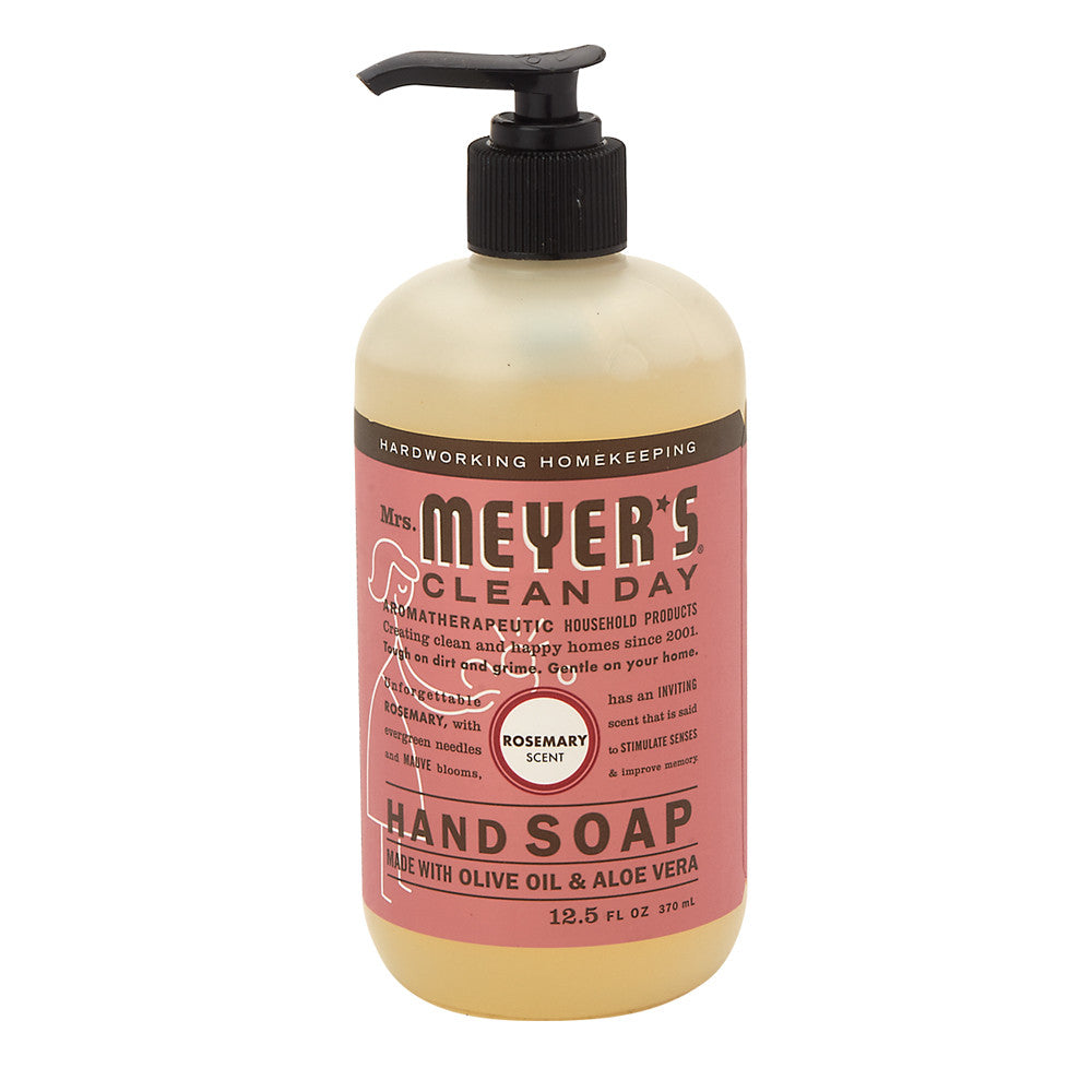 Mrs. Meyer'S Liquid Hand Soap Rosemary 12.5 Oz Pump Bottle