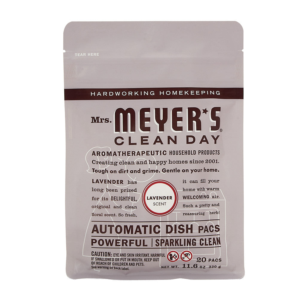 Wholesale Mrs. Meyer'S Lavender Automatic Dishwasher Packs 12.7 Oz Pouch- Bulk