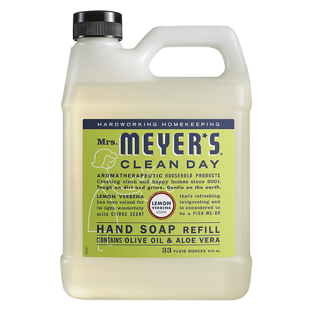 Mrs. Meyer'S Lemon Verbena Liquid Hand Soap Refill 33 Oz Jug