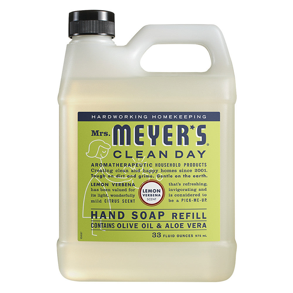 Wholesale Mrs. Meyer'S Lemon Verbena Liquid Hand Soap Refill 33 Oz Jug- Bulk