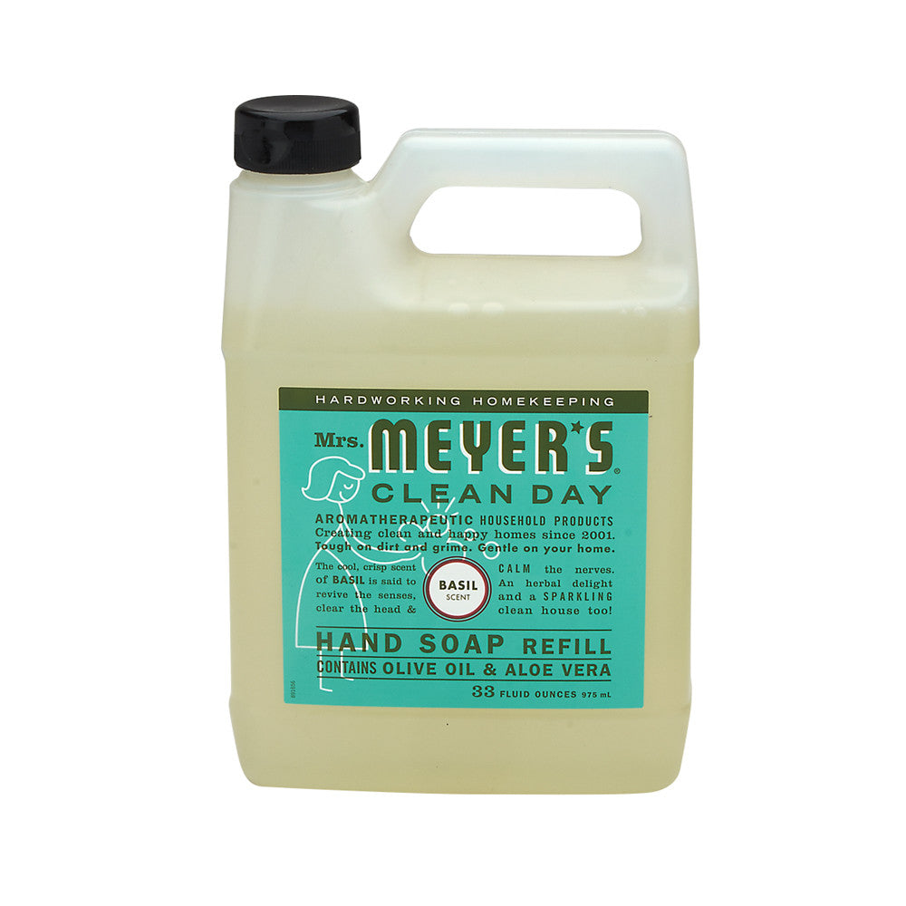 Wholesale Mrs. Meyer'S Basil Liquid Hand Soap Refill 33 Oz Jug- Bulk