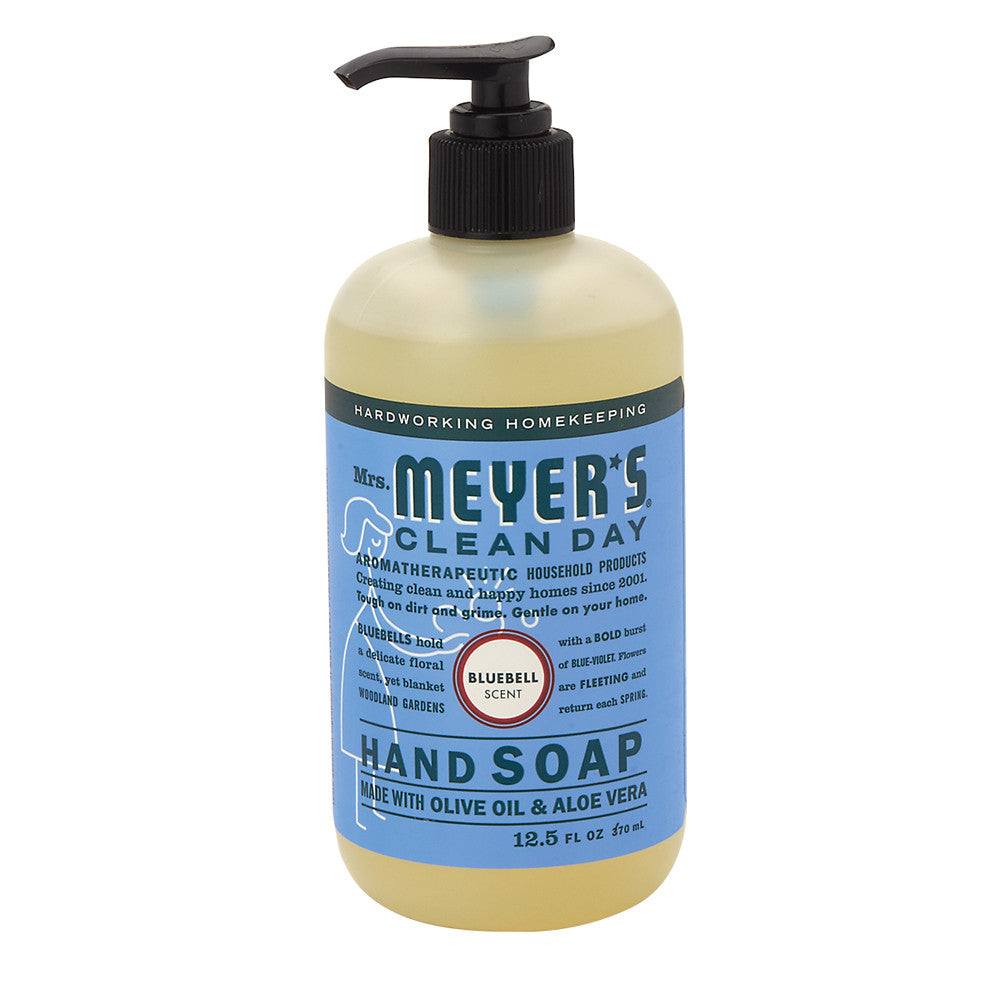 Mrs. Meyer'S Bluebell Liquid Hand Soap 12.5 Oz Pump Bottle