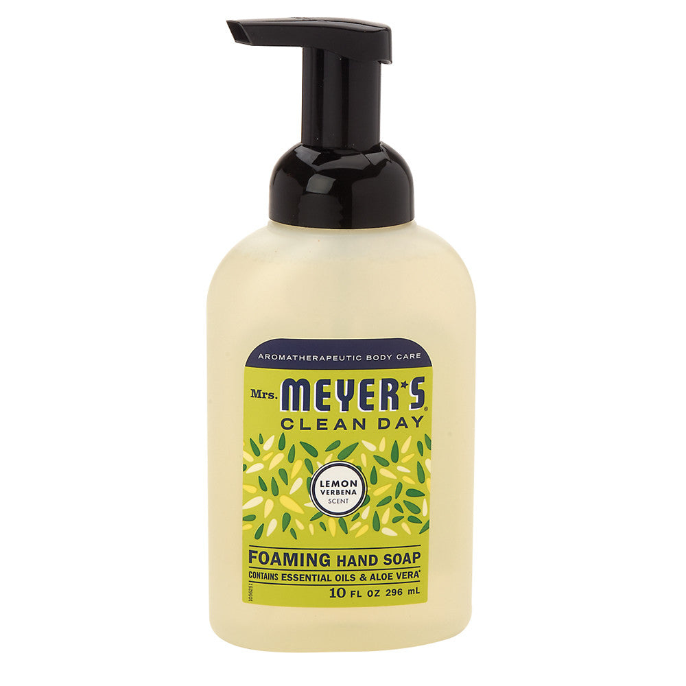 Mrs. Meyer'S Lemon Verbena Foam Hand Soap 10 Oz Pump Bottle