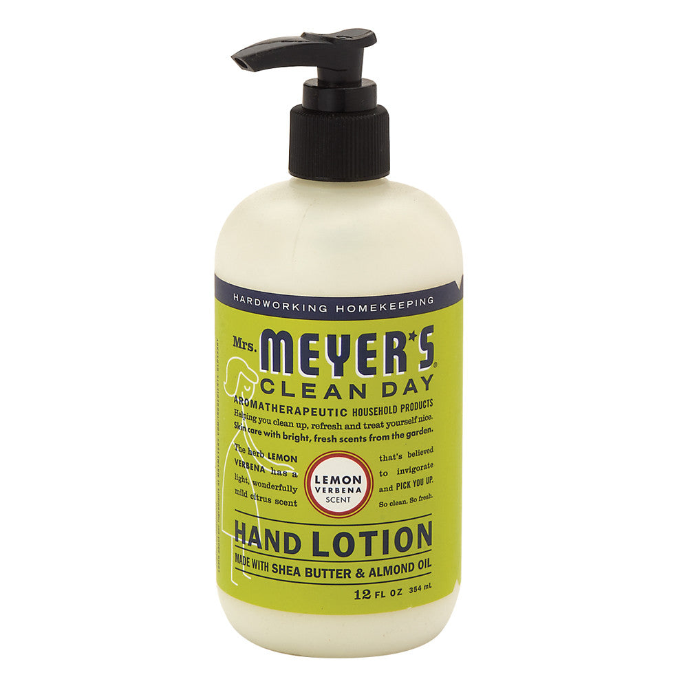 Mrs. Meyer'S Lemon Verbena Hand Lotion 12 Oz Pump Bottle