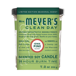 Wholesale Mrs. Meyer's Iowa Pine Soy Candle 7.2 Oz Jar Bulk