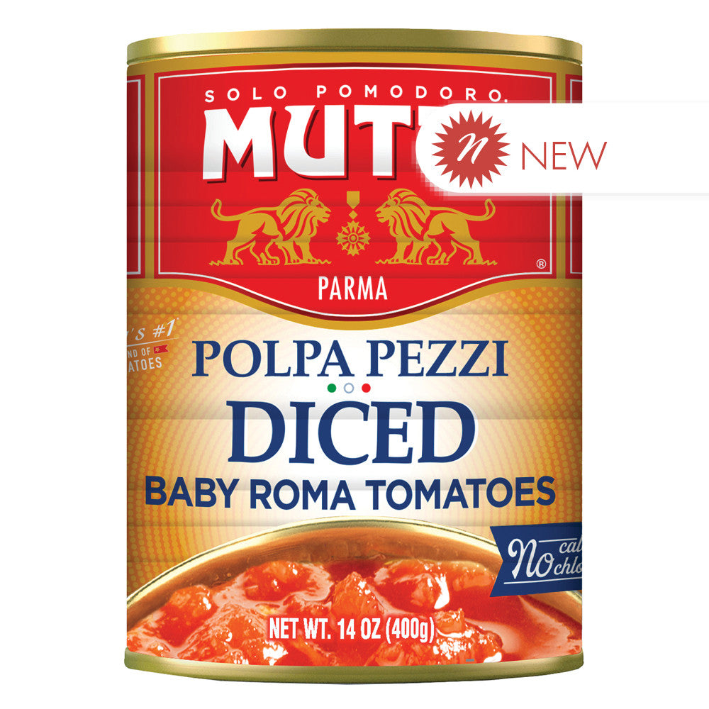 Wholesale Mutti Diced Baby Roma Tomatoes 14 Oz Jar Bulk