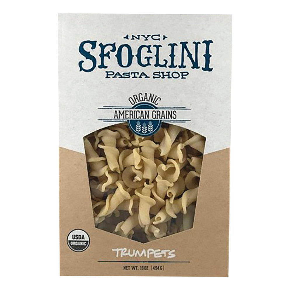 Wholesale Sfoglini Pasta Organic Durum Semolina Trumpets 16 Oz Box- Bulk