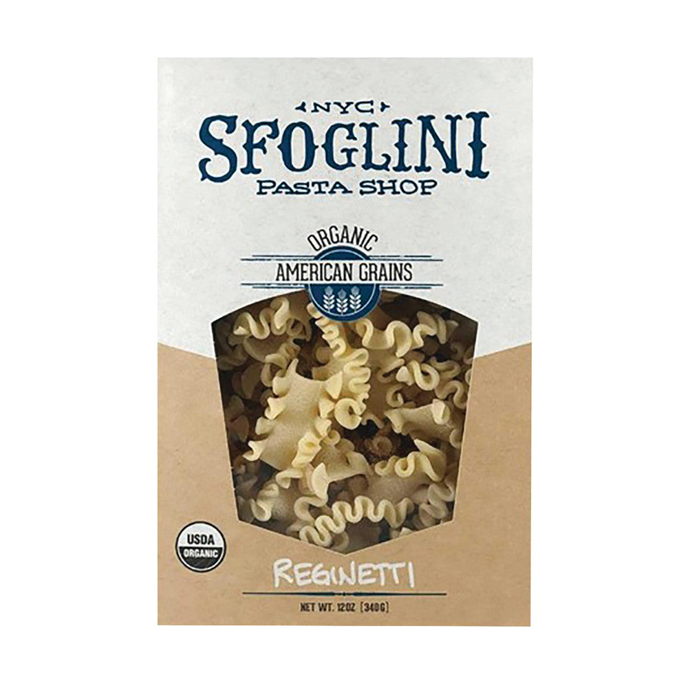 Sfoglini Pasta Organic Whole Grain Reginetti 12 Oz Box
