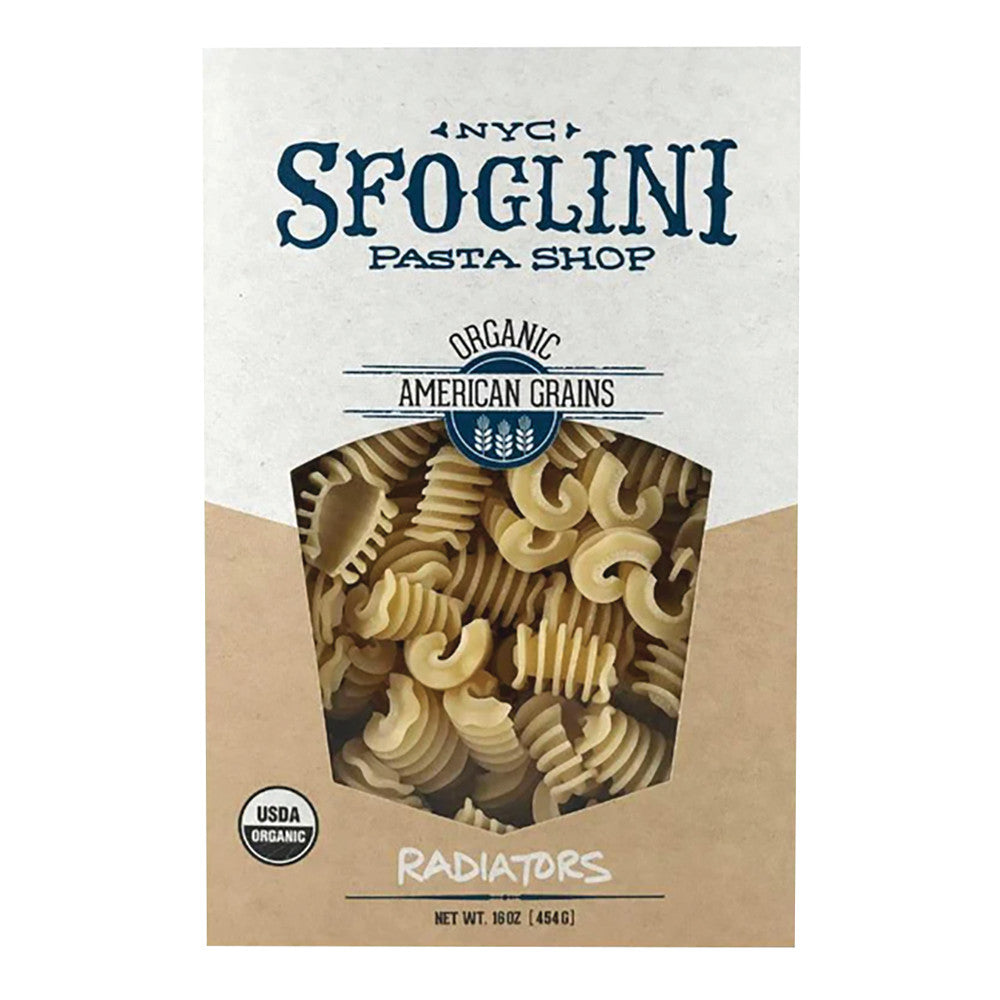 Wholesale Sfoglini Pasta Organic Durum Semolina Radiator 16 Oz Box- Bulk