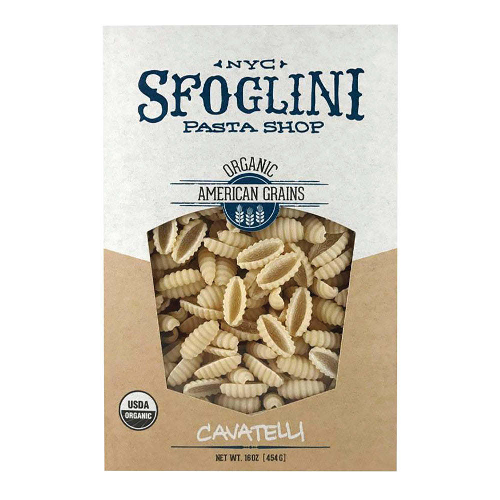 Sfoglini Pasta Organic Durum Semolina Cavatelli 16 Oz Box