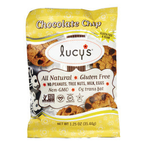 Wholesale Lucy'S Gluten Free Chocolate Chip Cookies 1.25 Oz Bag 12ct Box- Bulk