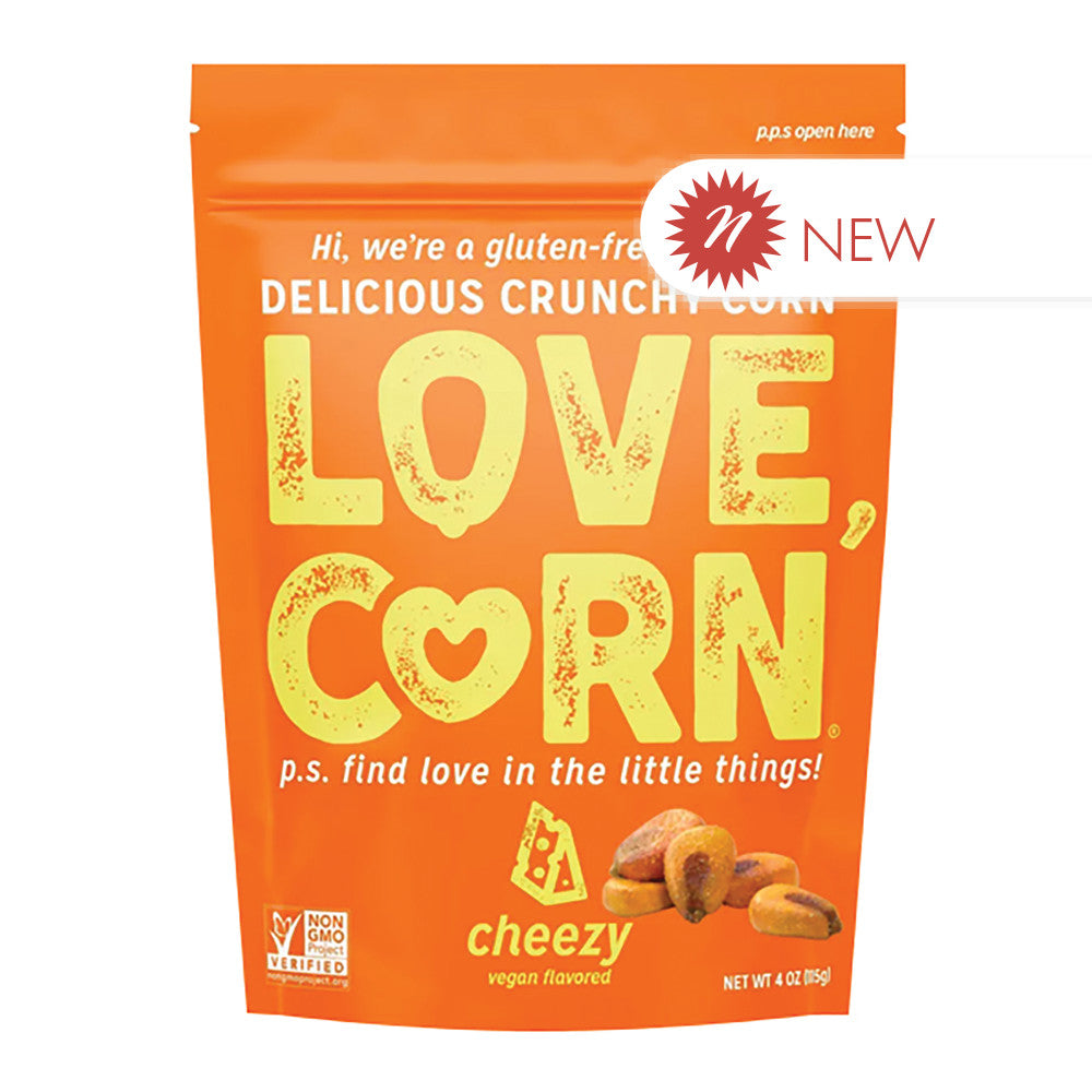 Wholesale Love Corn Cheezy 4 Oz Pouch- Bulk