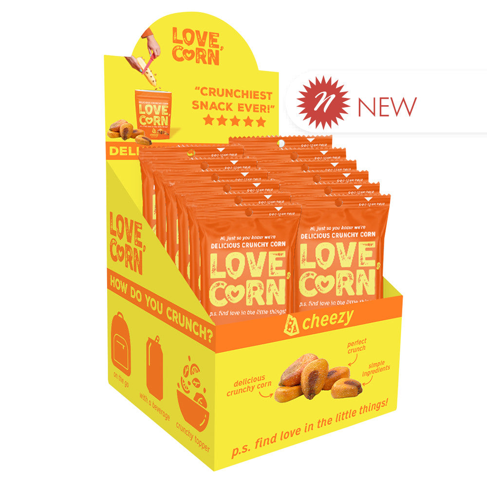 Wholesale Love Corn Snack Tube Cheezy 1 Oz Bulk