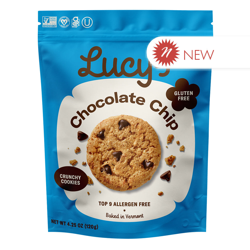 Wholesale Lucy'S - Gluten Free Chocolate Chip Cookies - 4.25Oz Bulk