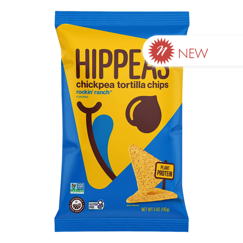 Wholesale Hippeas Chickpea Tortilla Chip Rockin Ranch 5 Oz Bag Bulk