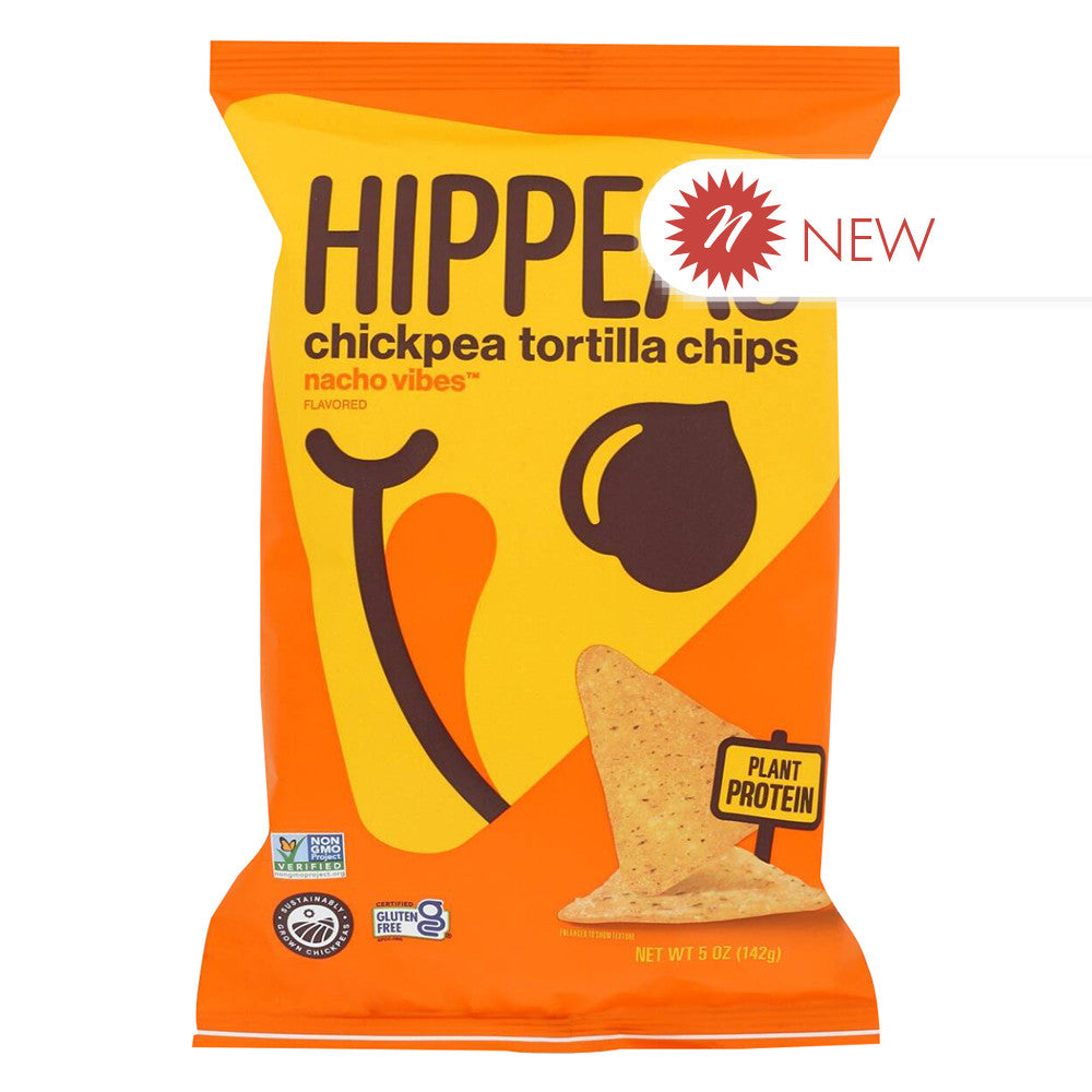 Wholesale Hippeas - Chickpea Tortilla Chip - Nacho Vibes - 5Oz-12ct Case Bulk