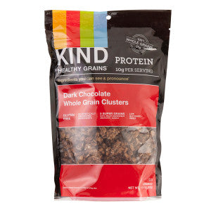 Wholesale Kind Grains Granola Bag Dark Chocolate Whole Grain Clusters 11 Oz Pouch - 6ct Case Bulk