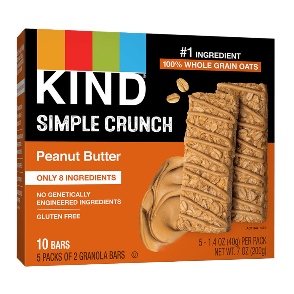 Kind Simple Crunch Peanut Butter 7 Oz Box
