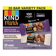 Wholesale Kind Salted Caramel Dark Chocolate Nut And Dark Chocolate Almond Coconut Minis 14 Oz Box- Bulk