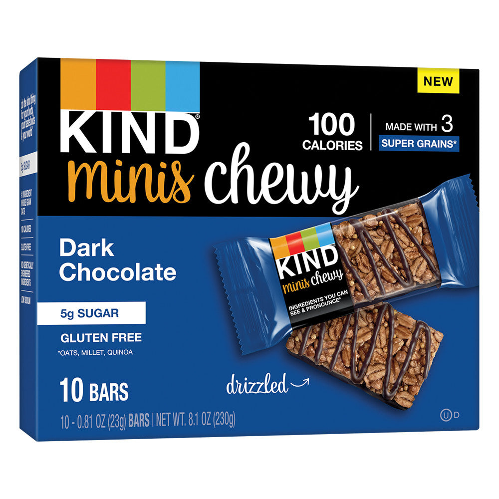 Kind Chewy Dark Chocolate Minis 8.1 Oz Box