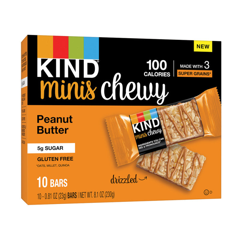 Wholesale Kind Chewy Peanut Butter Minis 8.1 Oz Box Bulk