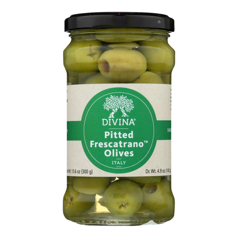 Wholesale Divina Pitted Frescatrano Olives 10.6 Oz Jar - 6ct Case Bulk