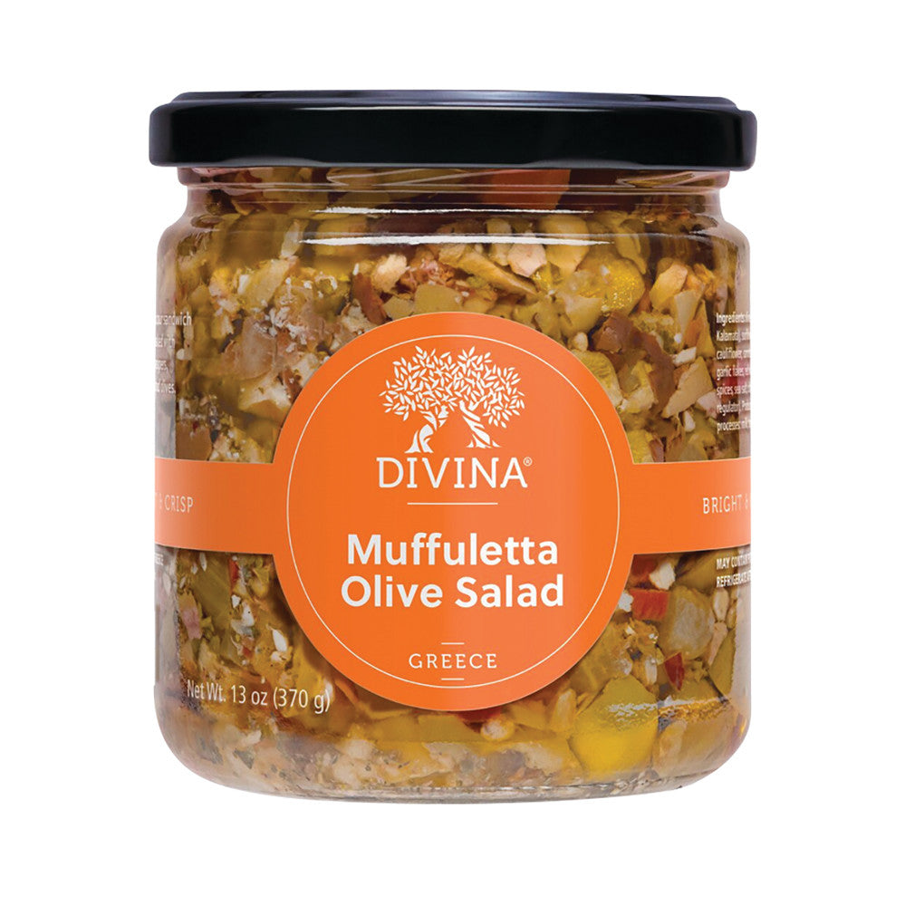 Wholesale Divina Muffulatta Olive Salad 13 Oz Jar- Bulk