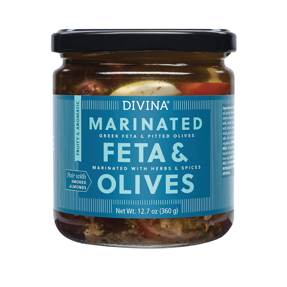 Wholesale Divina Marinated Feta & Olives 12.7 Oz Jar- Bulk