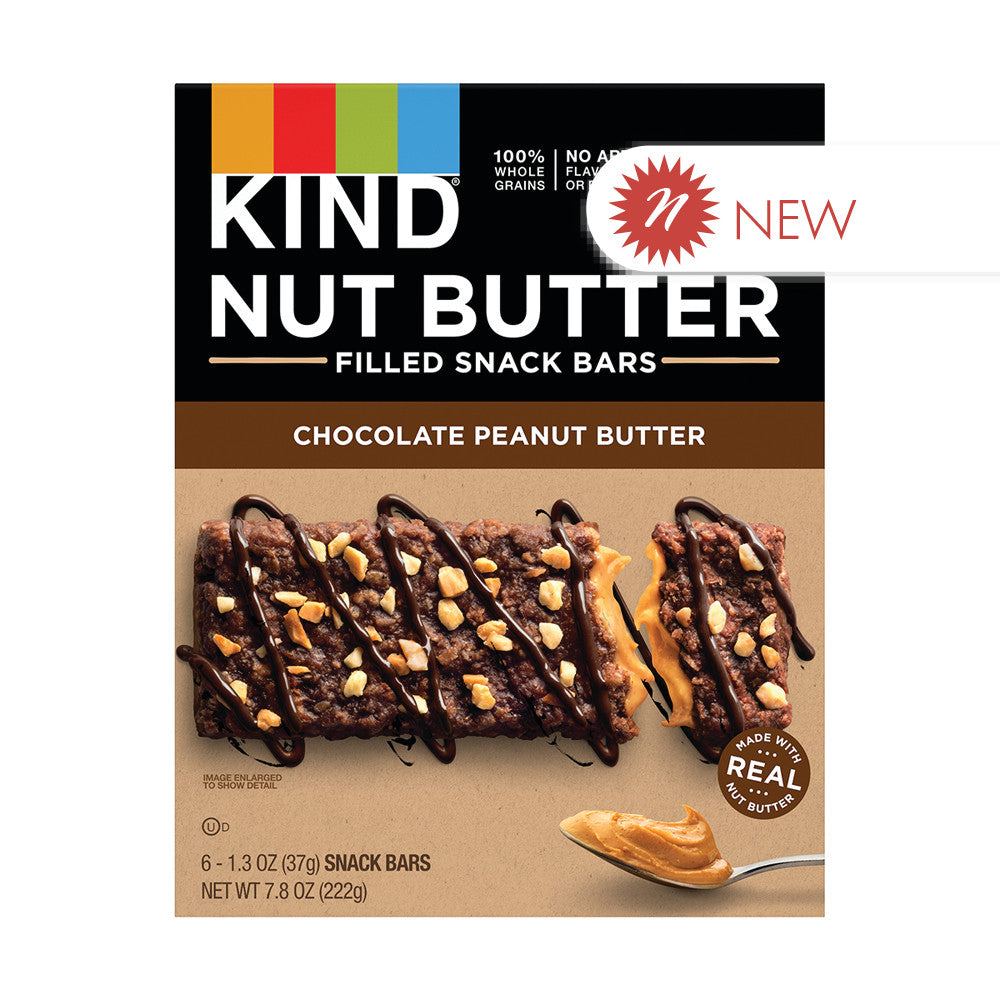 Wholesale Kind Nut Butter Filled Bar Chocolate Peanut Butter 7.8 Oz Box-8ct Case Bulk